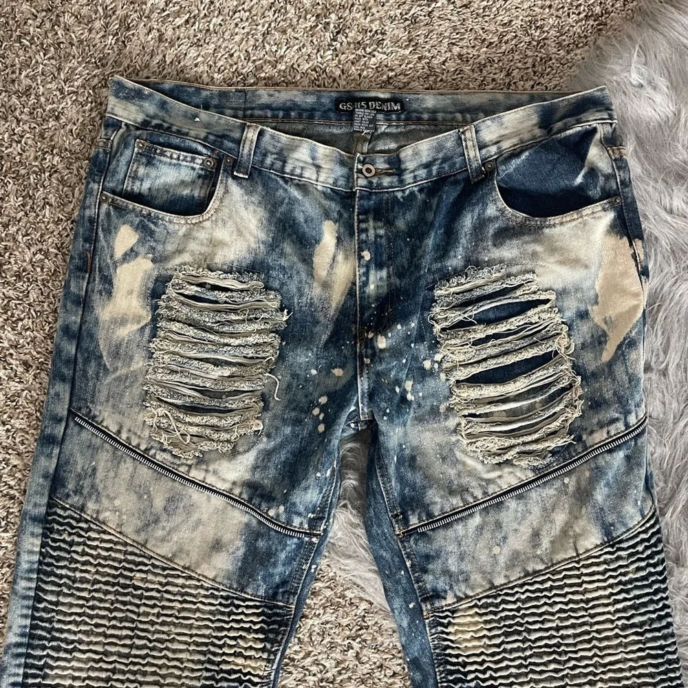 Y2K GS-115 Demin Distressed Grunge Jeans Men’s Size 42